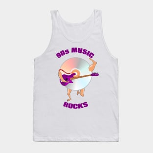 CD playing bass Tank Top